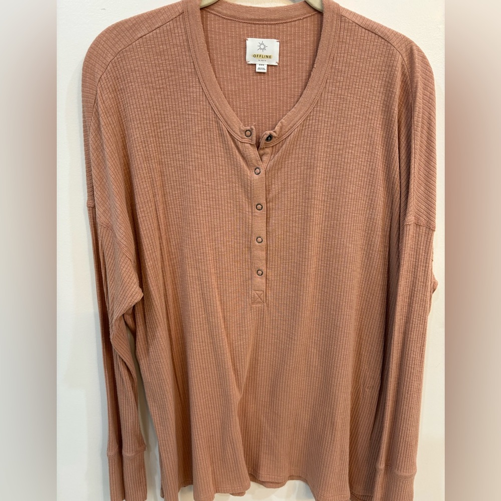 Aerie by Offline Ribbed Top